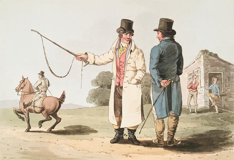 Illustration of the horse dealer from The Costume of Yorkshire (1814) by George Walker (1781-1856). Original from The New York Public Library. Digitally enhanced by rawpixel. Illustration of the horse dealer from The Costume of Yorkshire (1814) by George Walker (1781-1856). Original from The New…