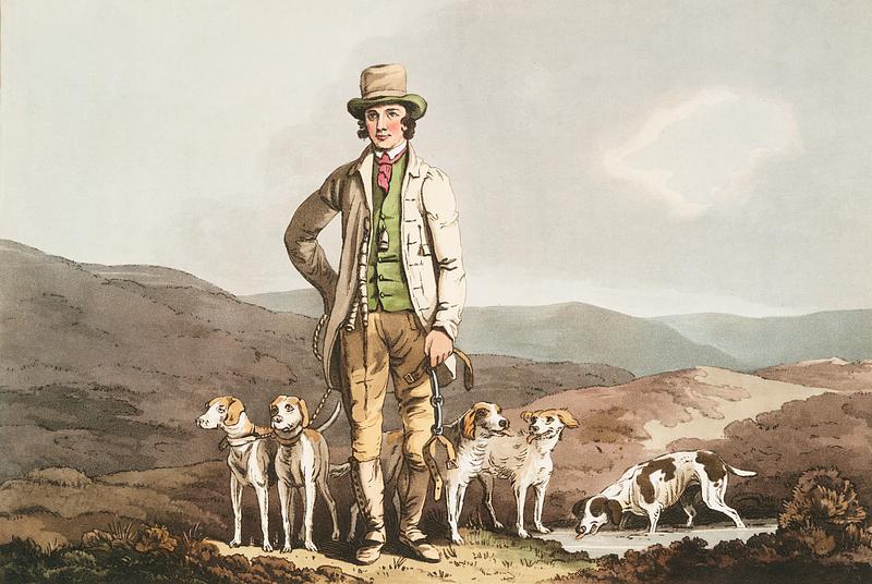 Illustration of the dog breaker from The Costume of Yorkshire (1814) by George Walker (1781-1856). Original from The New York Public Library. Digitally enhanced by rawpixel. Illustration of the dog breaker from The Costume of Yorkshire (1814) by George Walker (1781-1856). Original from The New York…