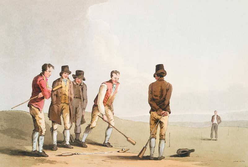 Illustration of nor and spell from The Costume of Yorkshire (1814) by George Walker (1781-1856). Original from The New York Public Library. Digitally enhanced by rawpixel. Illustration of nor and spell from The Costume of Yorkshire (1814) by George Walker (1781-1856). Original from The New York…