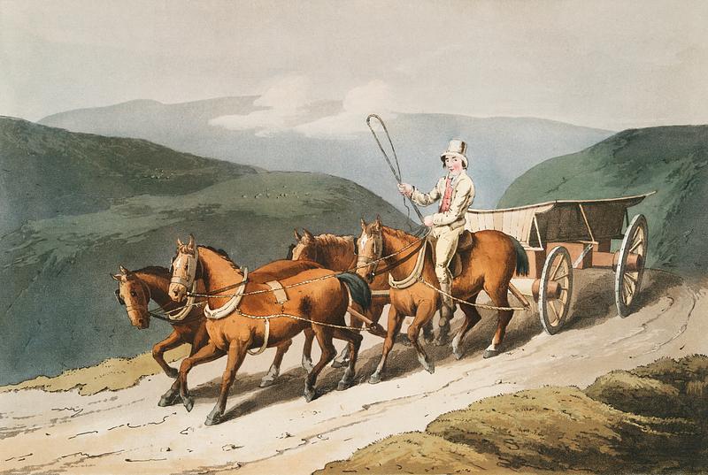 Illustration of the east riding or wolds waggon from The Costume of Yorkshire (1814) by George Walker (1781-1856). Original from The New York Public Library. Digitally enhanced by rawpixel. Illustration of the east riding or wolds waggon from The Costume of Yorkshire (1814) by George Walker (1781-1856). Original…