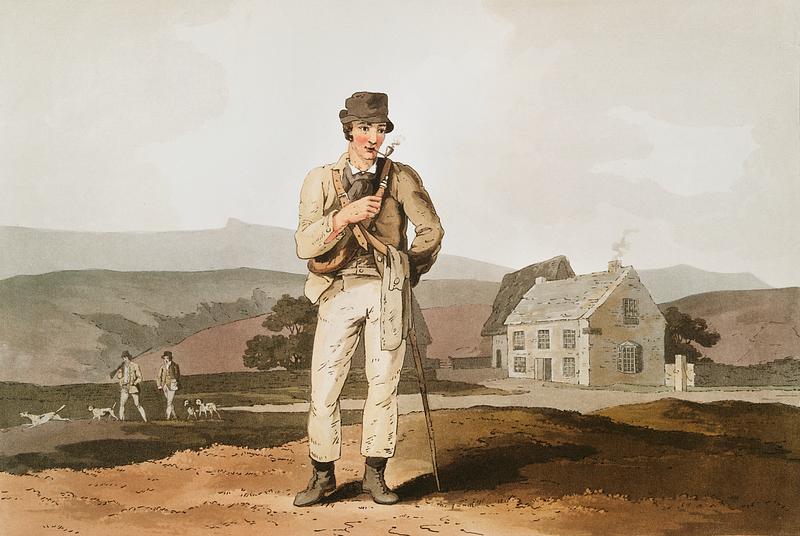 Illustration of moor guide from The Costume of Yorkshire (1814) by George Walker (1781-1856). Original from The New York Public Library. Digitally enhanced by rawpixel. Illustration of moor guide from The Costume of Yorkshire (1814) by George Walker (1781-1856). Original from The New York…