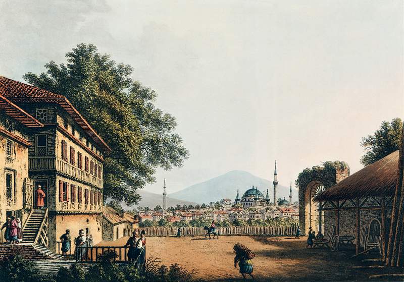 Kirkclisia from Views in the Ottoman Dominions, in Europe, in Asia, and some of the Mediterranean islands (1810) illustrated…
