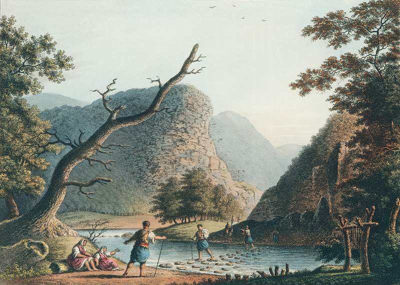 Mount Balkan from Views in the Ottoman Dominions, in Europe, in Asia, and some of the Mediterranean islands (1810)…