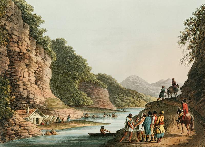 View on the Aluta from Views in the Ottoman Dominions, in Europe, in Asia, and some of the Mediterranean islands (1810)…