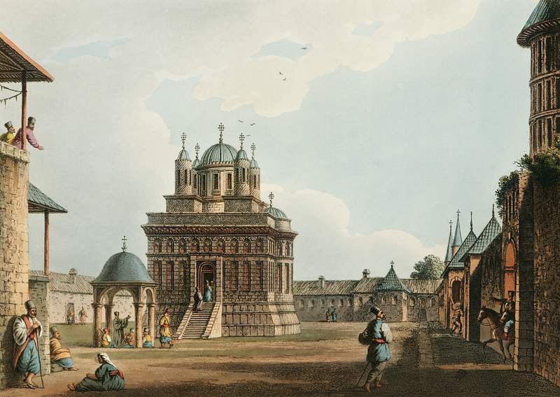 Church and Convent of St. Mary from Views in the Ottoman Dominions, in Europe, in Asia, and some of the Mediterranean islands…