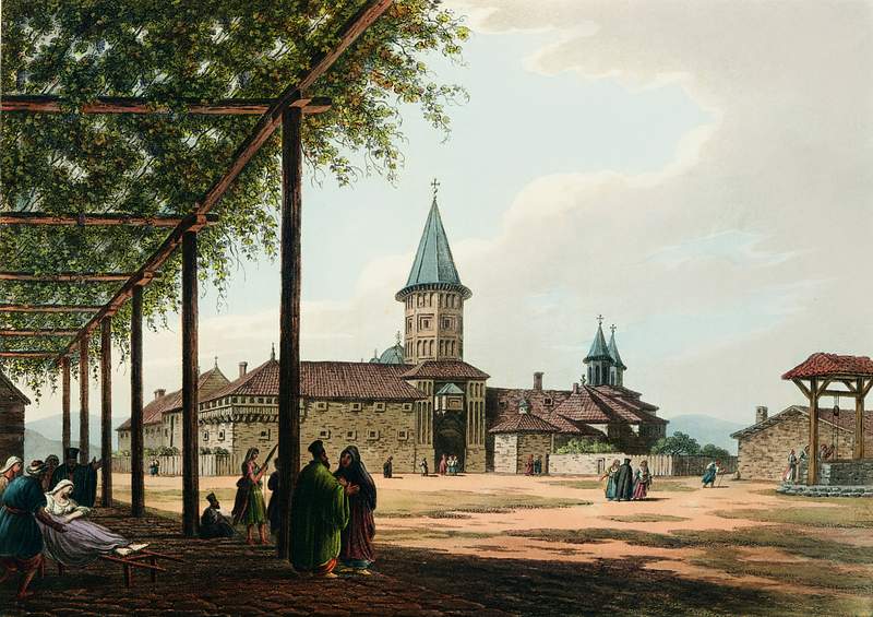 Entrance to the Convent of St. Mary from Views in the Ottoman Dominions, in Europe, in Asia, and some of the Mediterranean…