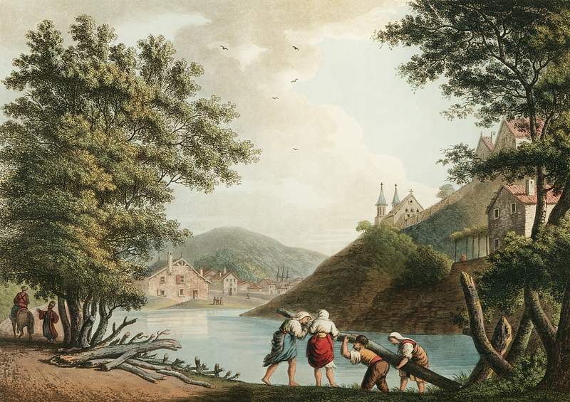 Pitesti from Views in the Ottoman Dominions, in Europe, in Asia, and some of the Mediterranean islands (1810) illustrated by…