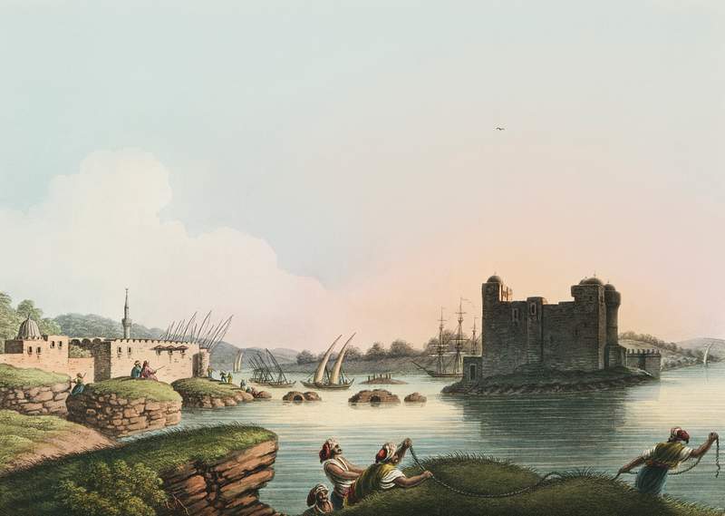Port of Latachia from Views in the Ottoman Dominions, in Europe, in Asia, and some of the Mediterranean islands (1810)…