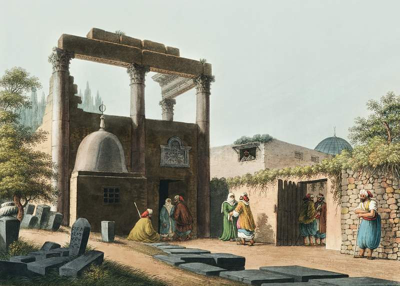 Mosque at Latachia from Views in the Ottoman Dominions, in Europe, in Asia, and some of the Mediterranean islands (1810)…