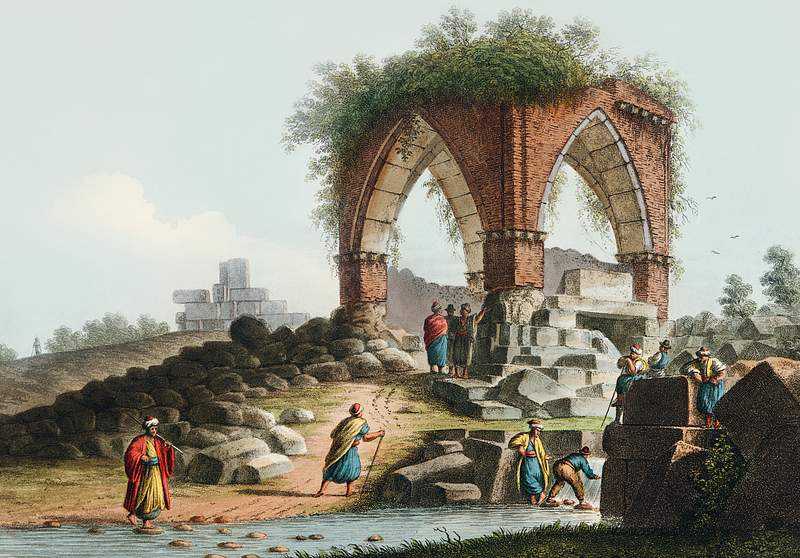 Fountain of Serpents from Views in the Ottoman Dominions, in Europe, in Asia, and some of the Mediterranean islands (1810)…