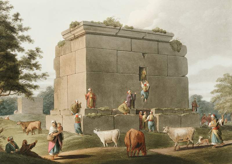 Monument between Tripoli and Tortosa from Views in the Ottoman Dominions, in Europe, in Asia, and some of the Mediterranean…