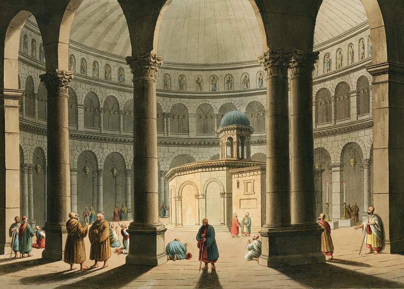 Church of the Holy Sepulchre from Views in the Ottoman Dominions, in Europe, in Asia, and some of the Mediterranean islands…