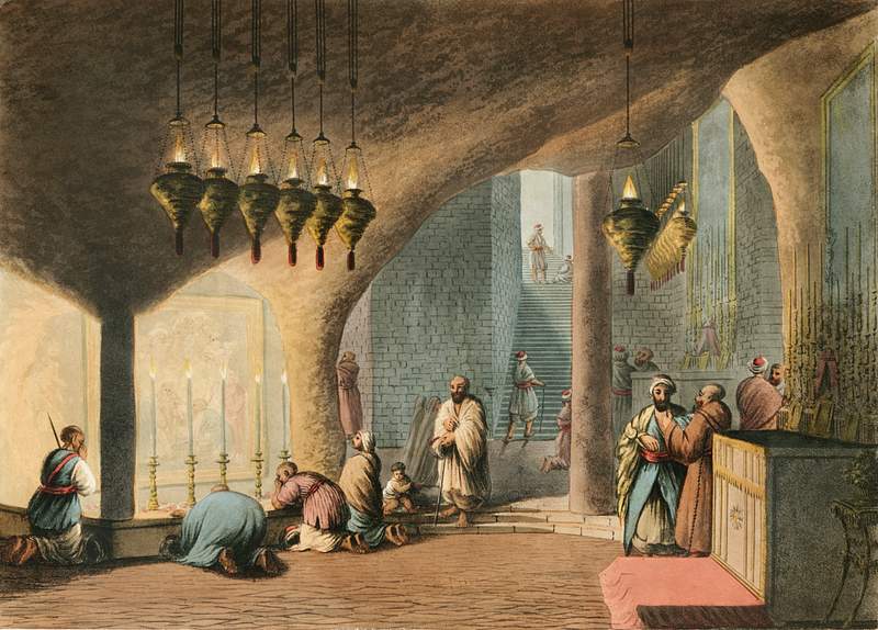 The Grotto of the Nativity from Views in the Ottoman Dominions, in Europe, in Asia, and some of the Mediterranean islands…