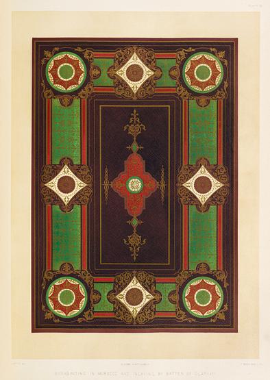 Bookbinding in Morocco from the Industrial arts of the Nineteenth Century (1851-1853) by Sir Matthew Digby wyatt (1820-1877). Bookbinding in Morocco from the Industrial arts of the Nineteenth Century (1851-1853) by Sir Matthew Digby wyatt (1820-1877).…
