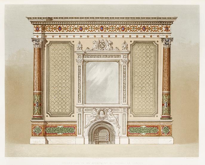 Decoration of an apartment from the Industrial arts of the Nineteenth Century (1851-1853) by Sir Matthew Digby wyatt (1820-1877). Decoration of an apartment from the Industrial arts of the Nineteenth Century (1851-1853) by Sir Matthew Digby wyatt (1820…