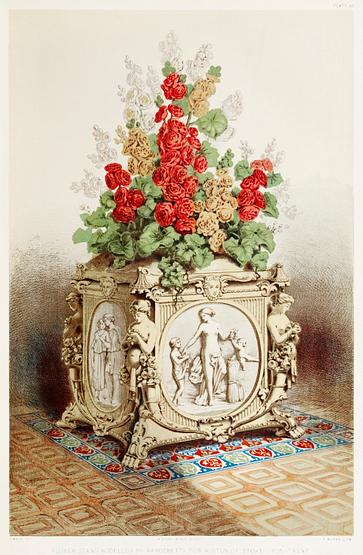 Model of flower stand from the Industrial arts of the Nineteenth Century (1851-1853) by Sir Matthew Digby wyatt (1820-1877). Model of flower stand from the Industrial arts of the Nineteenth Century (1851-1853) by Sir Matthew Digby wyatt (1820-1877). …