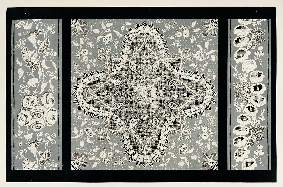 Specimens of Swiss embroidery from the… | Free public domain illustration Specimens of Swiss embroidery from the Industrial arts of the Nineteenth Century (1851-1853) by Sir Matthew Digby wyatt (1820…