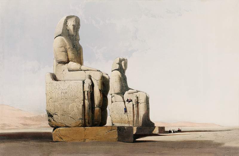 Thebes illustration by David Roberts (1796–1864). Original from The New York Public Library. Digitally enhanced by rawpixel. Thebes illustration by David Roberts (1796–1864). Original from The New York Public Library. Digitally enhanced by…