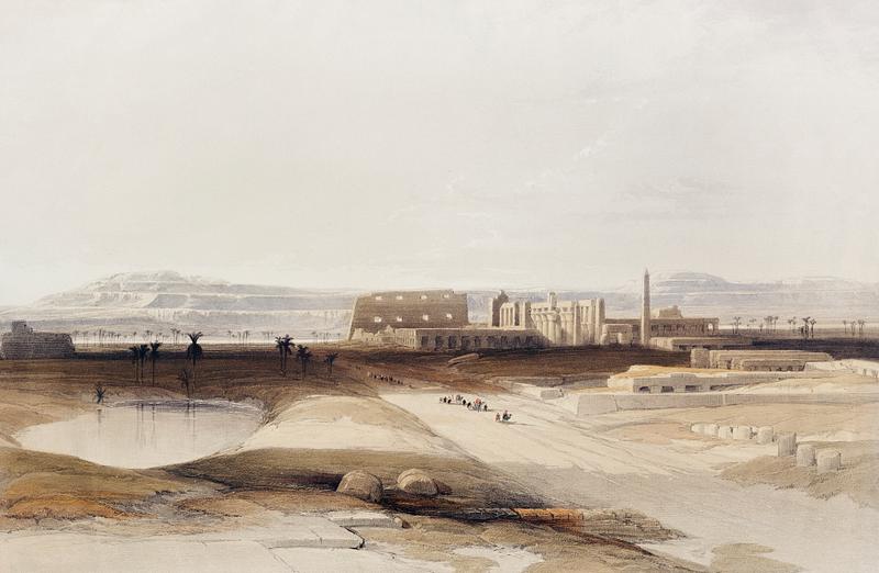 Karnak illustration by David Roberts (1796-1864). Karnak illustration by David Roberts (1796-1864).