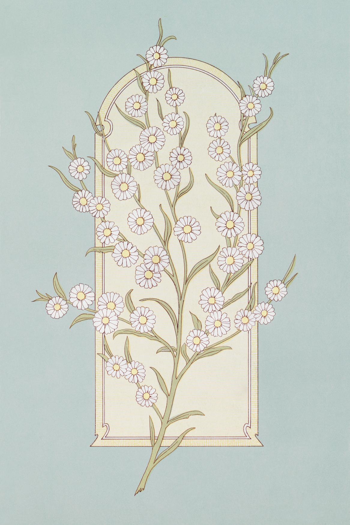 Vintage floral Christmas card design Christmas card with floral design from The Miriam and Ira D. Wallach Division of Art, Prints and Photographs: Picture...