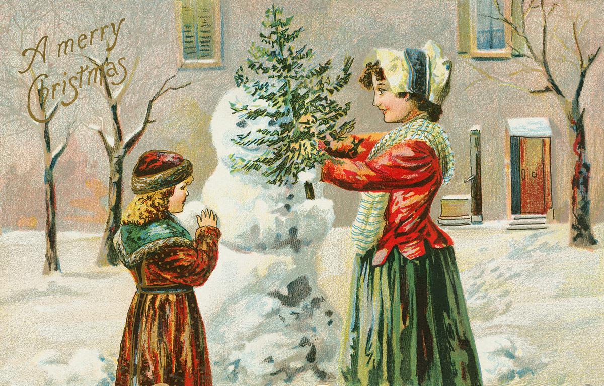 A Merry Christmas (1903) from The Miriam And Ira D. Wallach Division Of Art, Prints and Photographs: Picture Collection by an…
