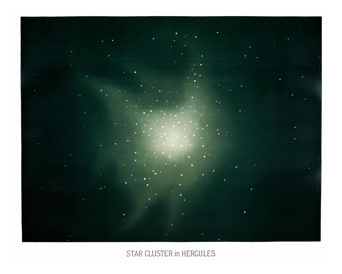 Star clusters in Hurcules from the Trouvelot
astronomical drawings (1881-1882) by E. L. Trouvelot (1827-1895) Star clusters in Hurcules from the Trouvelot
astronomical drawings (1881-1882) by E. L. Trouvelot (1827-1895)