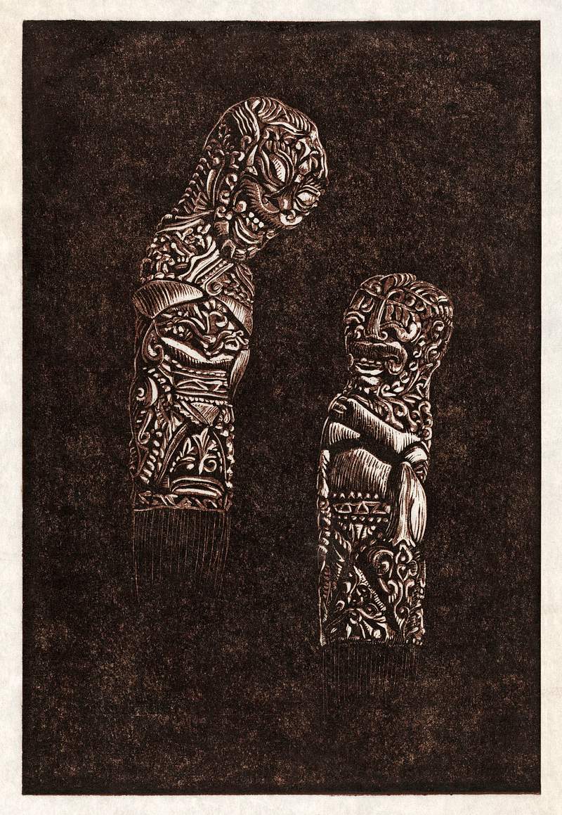 Two issues of crises (1906–1945) print in high resolution by Reijer Stolk. Original from the Rijksmuseum. Digitally…