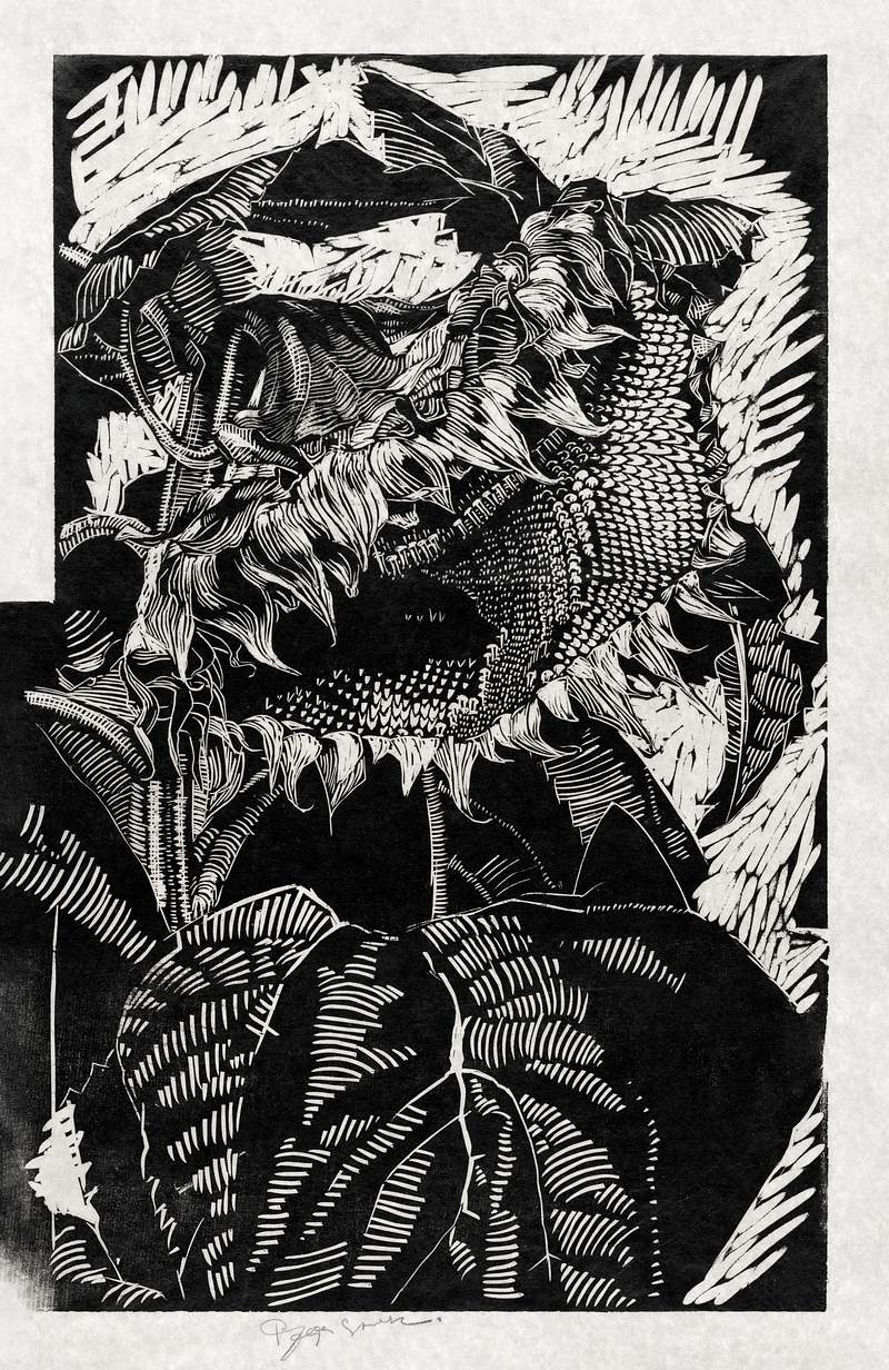 Sunflower (1906–1946) by Reijer Stolk. Original from the Rijksmuseum. Digitally enhanced by rawpixel.