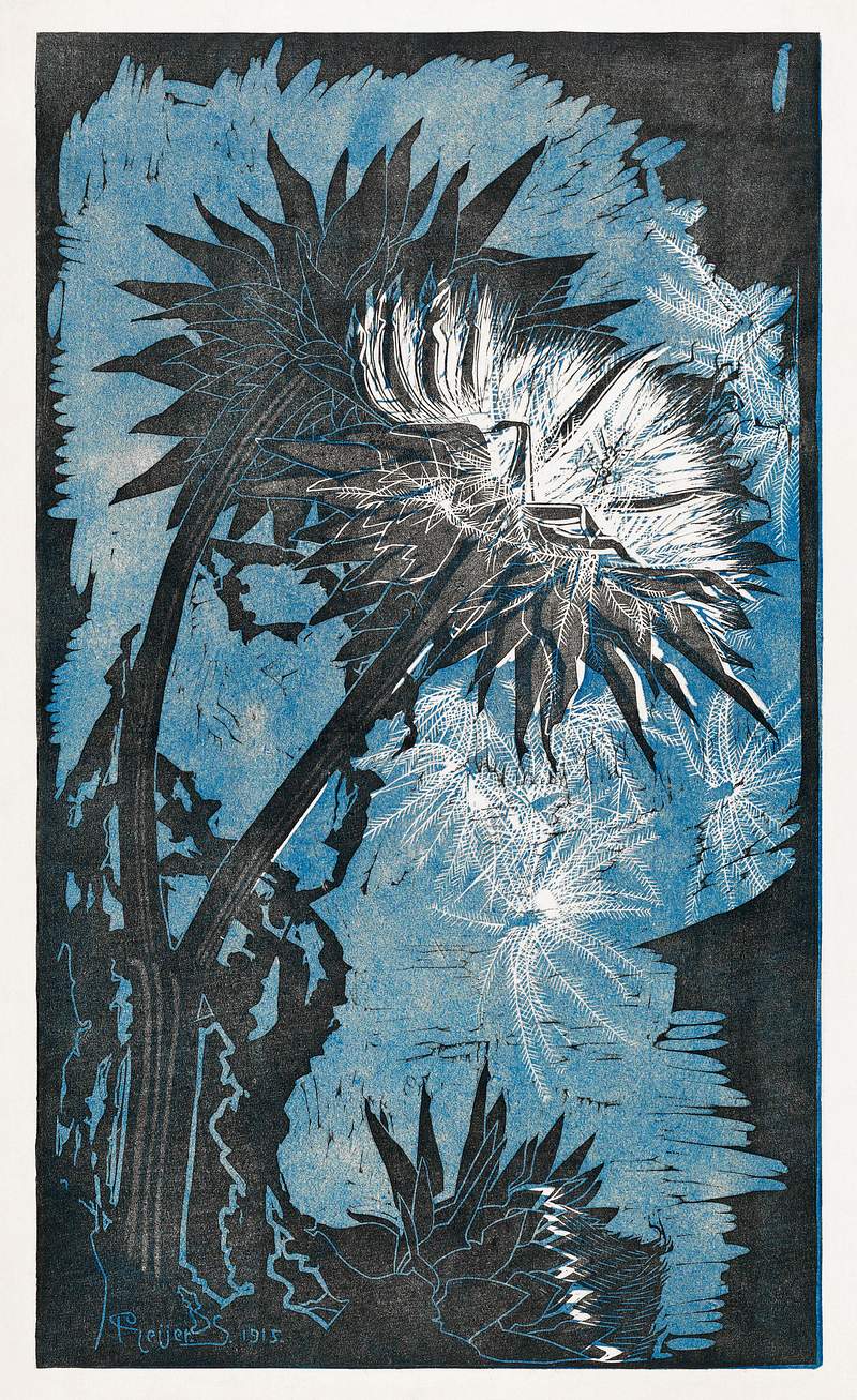 Artichoke (1915) print in high resolution by Reijer Stolk. Original from the Rijksmuseum. Digitally enhanced by rawpixel.