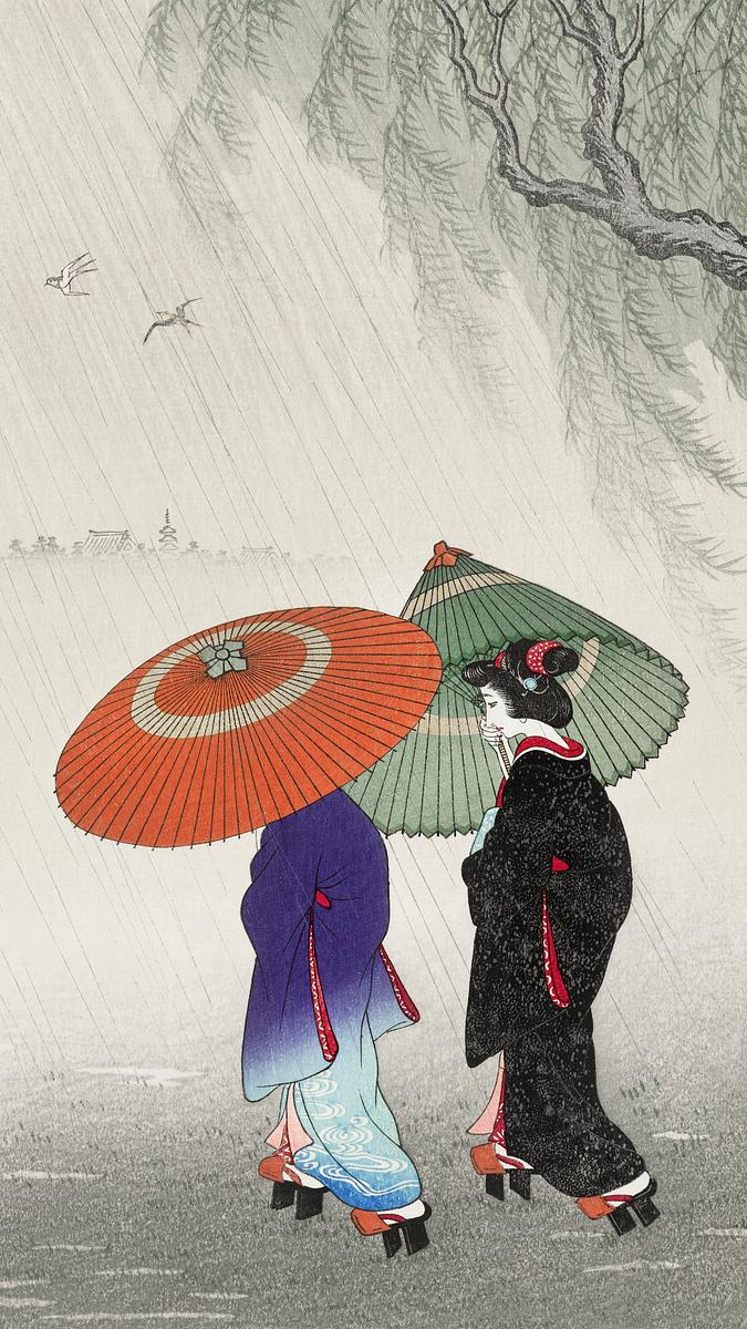 Ohara Koson iPhone wallpaper, phone | Premium Photo Illustration - rawpixel