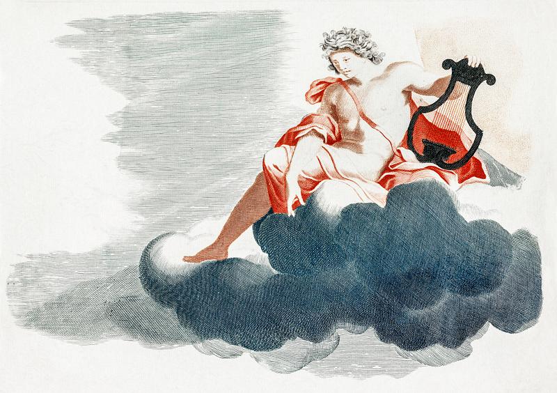 Apollo on the Clouds (1688-1698) by Johan Teyler (1648-1709). Original from The Rijksmuseum. Digitally enhanced by rawpixel. Apollo on the Clouds (1688-1698) by Johan Teyler (1648-1709). Original from The Rijksmuseum. Digitally enhanced by rawpixel.