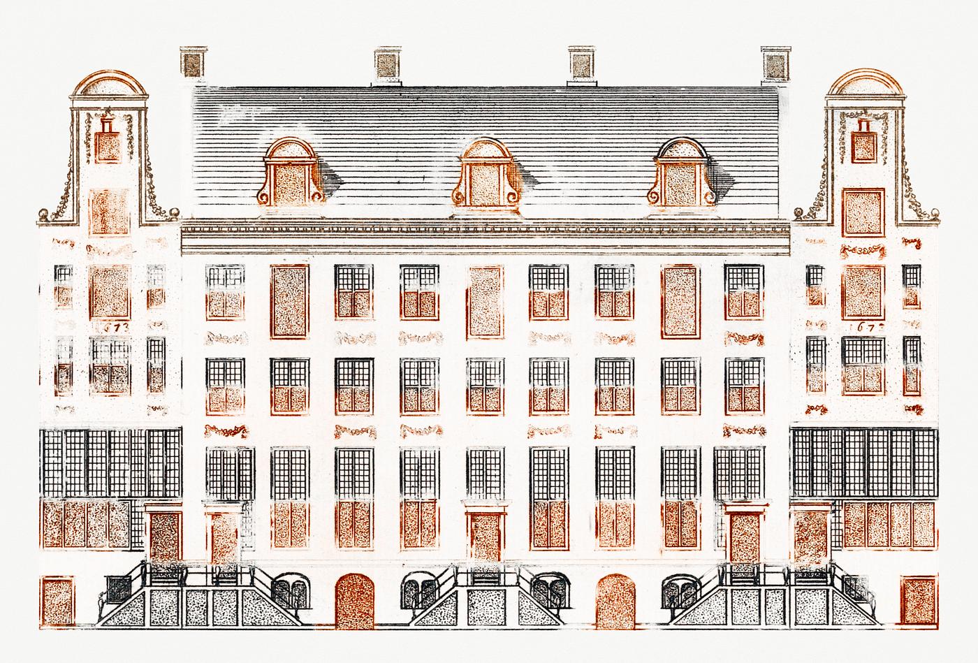 Amsterdam canal houses by Johan Teyler (1648 -1709). Original from Rijks Museum. Digitally enhanced by rawpixel. Amsterdam canal houses by Johan Teyler (1648 -1709). Original from Rijks Museum. Digitally enhanced by rawpixel.