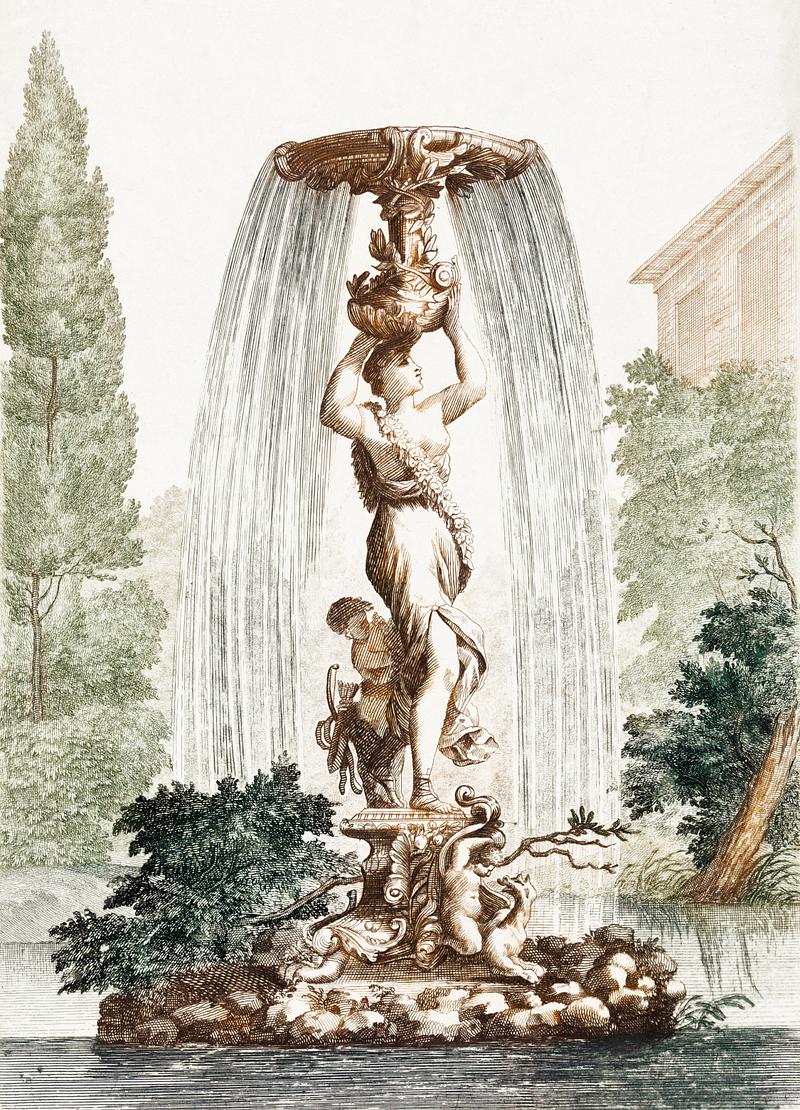 Fountain with Venus and Amor (1688-1698) by Johan Teyler (1648-1709). Original from The Rijksmuseum. Digitally enhanced by rawpixel. Fountain with Venus and Amor (1688-1698) by Johan Teyler (1648-1709). Original from The Rijksmuseum. Digitally enhanced by…