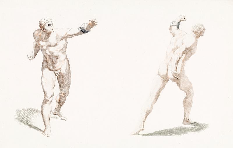 Naked men (1688-1698) by Johan Teyler (1648-1709). Original from The Rijksmuseum. Digitally enhanced by rawpixel. Naked men (1688-1698) by Johan Teyler (1648-1709). Original from The Rijksmuseum. Digitally enhanced by rawpixel.