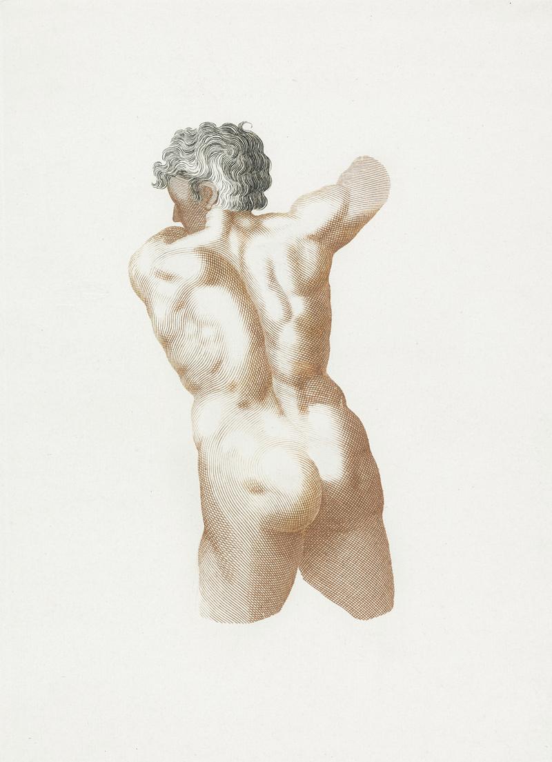 Naked man (1688-1698) by Johan Teyler (1648-1709). Original from The Rijksmuseum. Digitally enhanced by rawpixel. Naked man (1688-1698) by Johan Teyler (1648-1709). Original from The Rijksmuseum. Digitally enhanced by rawpixel.
