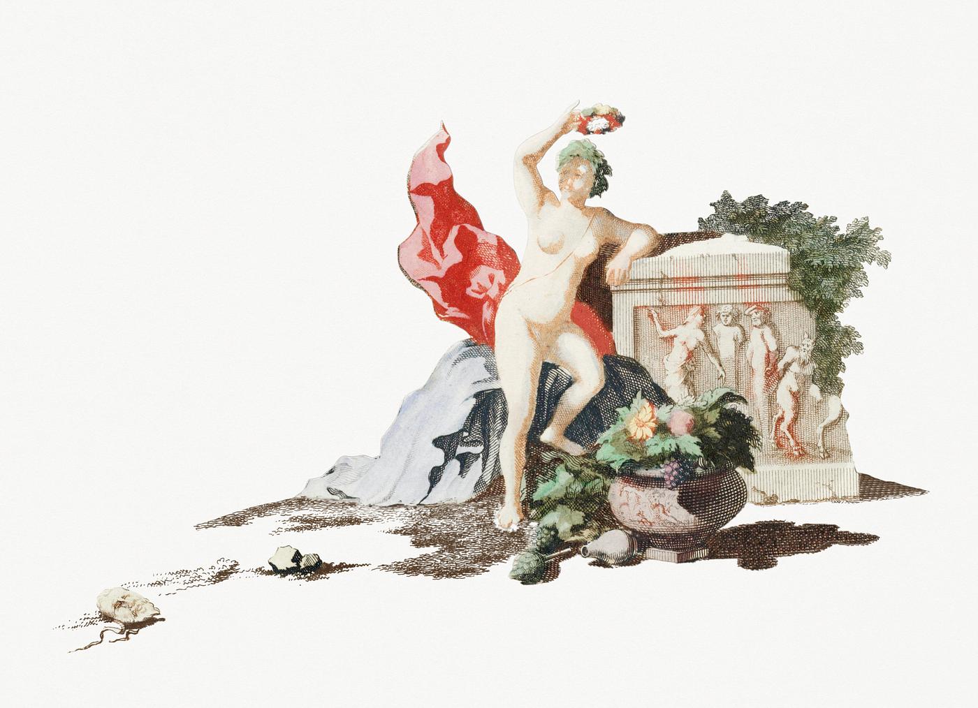 Naked Woman by Johan Teyler (1648-1709). Original from Rijks Museum. Digitally enhanced by rawpixel. Naked Woman by Johan Teyler (1648-1709). Original from Rijks Museum. Digitally enhanced by rawpixel.