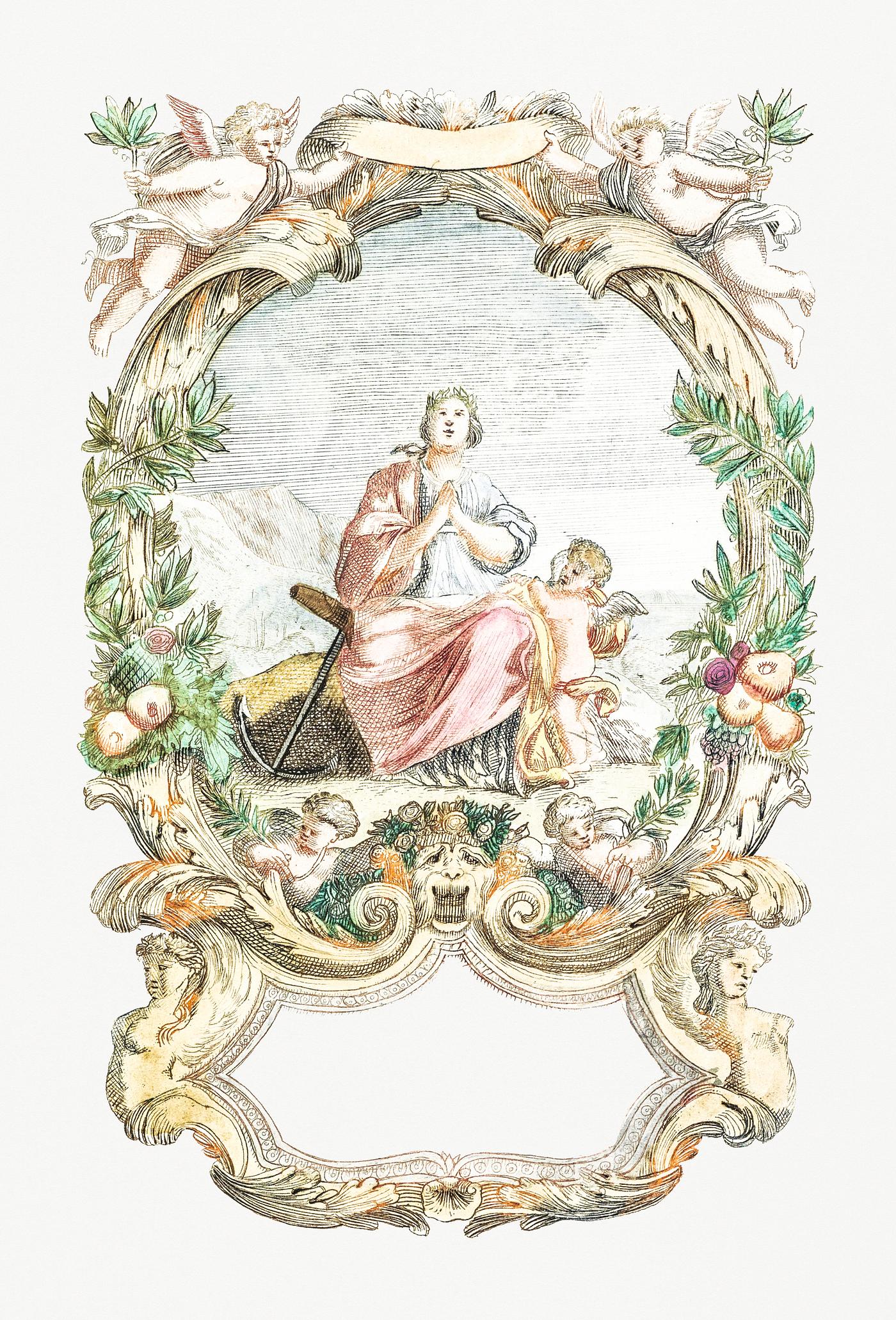 Personification of the Hope by Johan Teyler (1648-1709). Original from Rijks Museum. Digitally enhanced by rawpixel. Personification of the Hope by Johan Teyler (1648-1709). Original from Rijks Museum. Digitally enhanced by rawpixel.