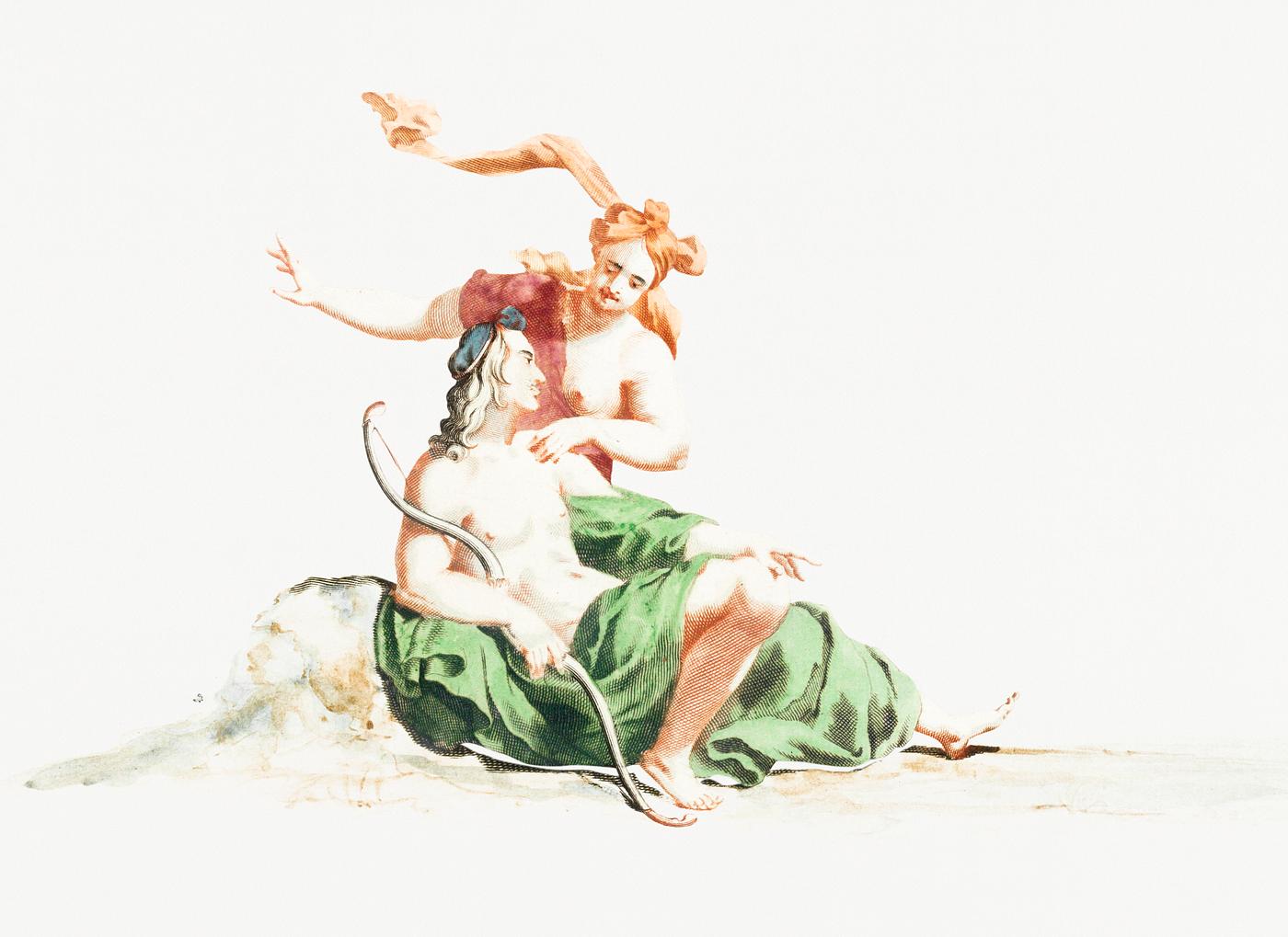 Venus and Adonis by Johan Teyler (1648-1709). Original from Rijks Museum. Digitally enhanced by rawpixel. Venus and Adonis by Johan Teyler (1648-1709). Original from Rijks Museum. Digitally enhanced by rawpixel.