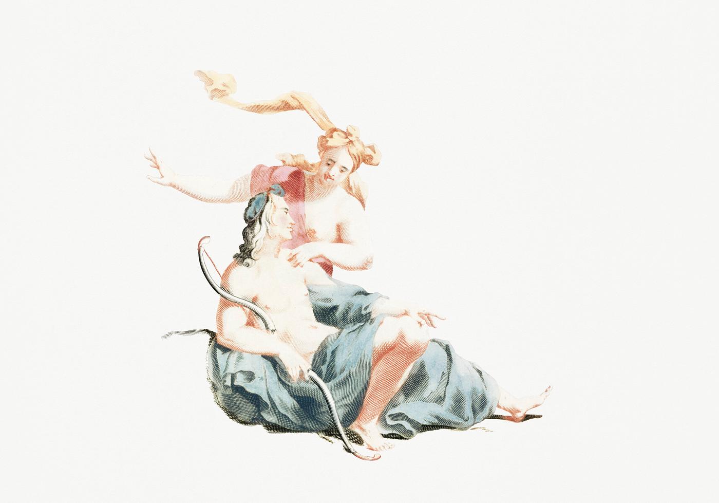 Venus and Adonis by Johan Teyler (1648-1709). Original from Rijks Museum. Digitally enhanced by rawpixel. Venus and Adonis by Johan Teyler (1648-1709). Original from Rijks Museum. Digitally enhanced by rawpixel.