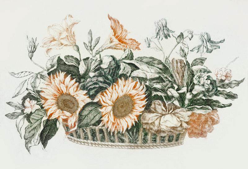 Basket with flowers by Johan Teyler (1648-1709). Original from The Rijksmuseum. Digitally enhanced by rawpixel. Basket with flowers by Johan Teyler (1648-1709). Original from The Rijksmuseum. Digitally enhanced by rawpixel.