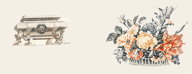 A tomb and a flower basket by Johan Teyler (1648-1709). Original from The Rijksmuseum. Digitally enhanced by rawpixel. A tomb and a flower basket by Johan Teyler (1648-1709). Original from The Rijksmuseum. Digitally enhanced by rawpixel.