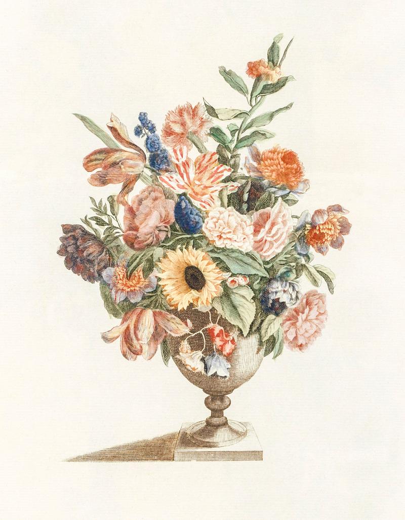 A vase with flowers by Johan Teyler (1648-1709). Original from The Rijksmuseum. Digitally enhanced by rawpixel. A vase with flowers by Johan Teyler (1648-1709). Original from The Rijksmuseum. Digitally enhanced by rawpixel.
