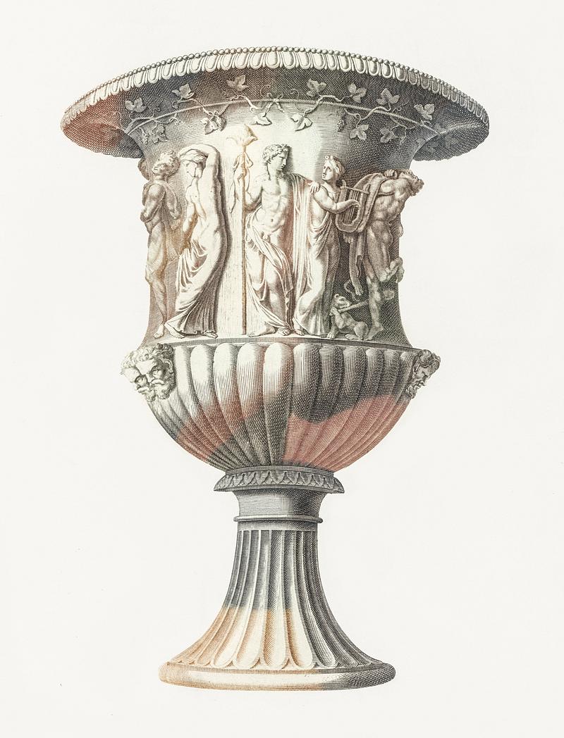 Medici vase by Johan Teyler (1648 -1709). Original from The Rijksmuseum. Digitally enhanced by rawpixel. Medici vase by Johan Teyler (1648 -1709). Original from The Rijksmuseum. Digitally enhanced by rawpixel.