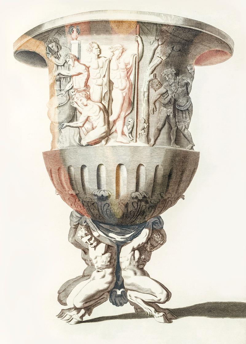 Medici vase by Johan Teyler (1648 -1709). Original from The Rijksmuseum. Digitally enhanced by rawpixel. Medici vase by Johan Teyler (1648 -1709). Original from The Rijksmuseum. Digitally enhanced by rawpixel.