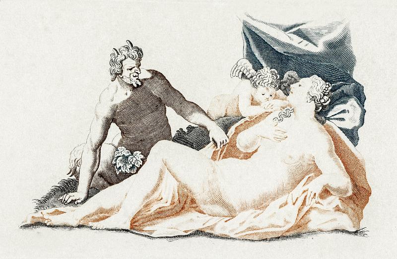 Venus spied by a satyr by Johan Teyler (1648-1709). Original from The Rijksmuseum. Digitally enhanced by rawpixel. Venus spied by a satyr by Johan Teyler (1648-1709). Original from The Rijksmuseum. Digitally enhanced by rawpixel.