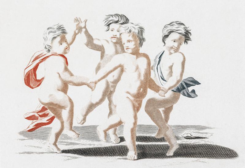 Four naked children dancing by Johan Teyler (1648-1709). Original from The Rijksmuseum. Digitally enhanced by rawpixel. Four naked children dancing by Johan Teyler (1648-1709). Original from The Rijksmuseum. Digitally enhanced by rawpixel.