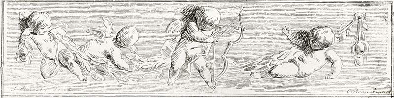 Vier Putti (1797) by Cornelis Ploos van Amstel. Original from The Rijksmuseum. Digitally enhanced by rawpixel.