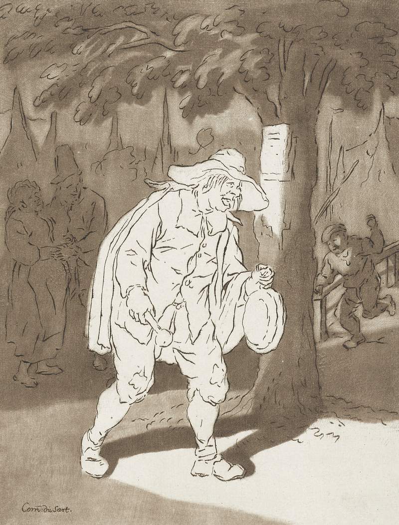 Omroeper (1777) by Cornelis Ploos van Amstel. Original from The Rijksmuseum. Digitally enhanced by rawpixel.