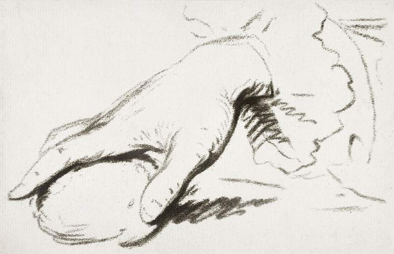 Hand met rond voorwerp (1758) by Cornelis Ploos van Amstel. Original from The Rijksmuseum. Digitally enhanced by rawpixel.