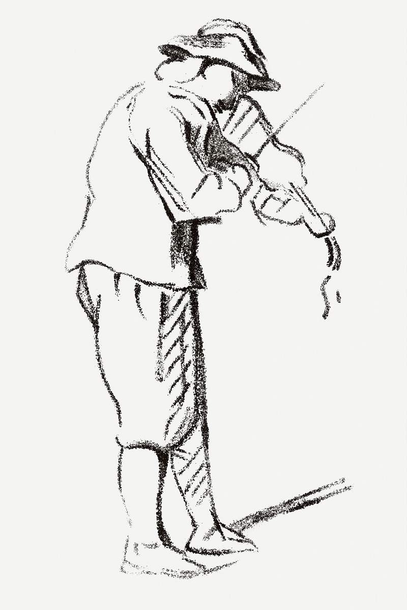 Violist (ca. 1736 –1798) by Cornelis Ploos van Amstel. Original from The Rijksmuseum. Digitally enhanced by rawpixel.